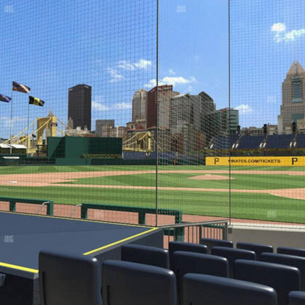 PNC Park - Section Dugout Box 20 Seat View