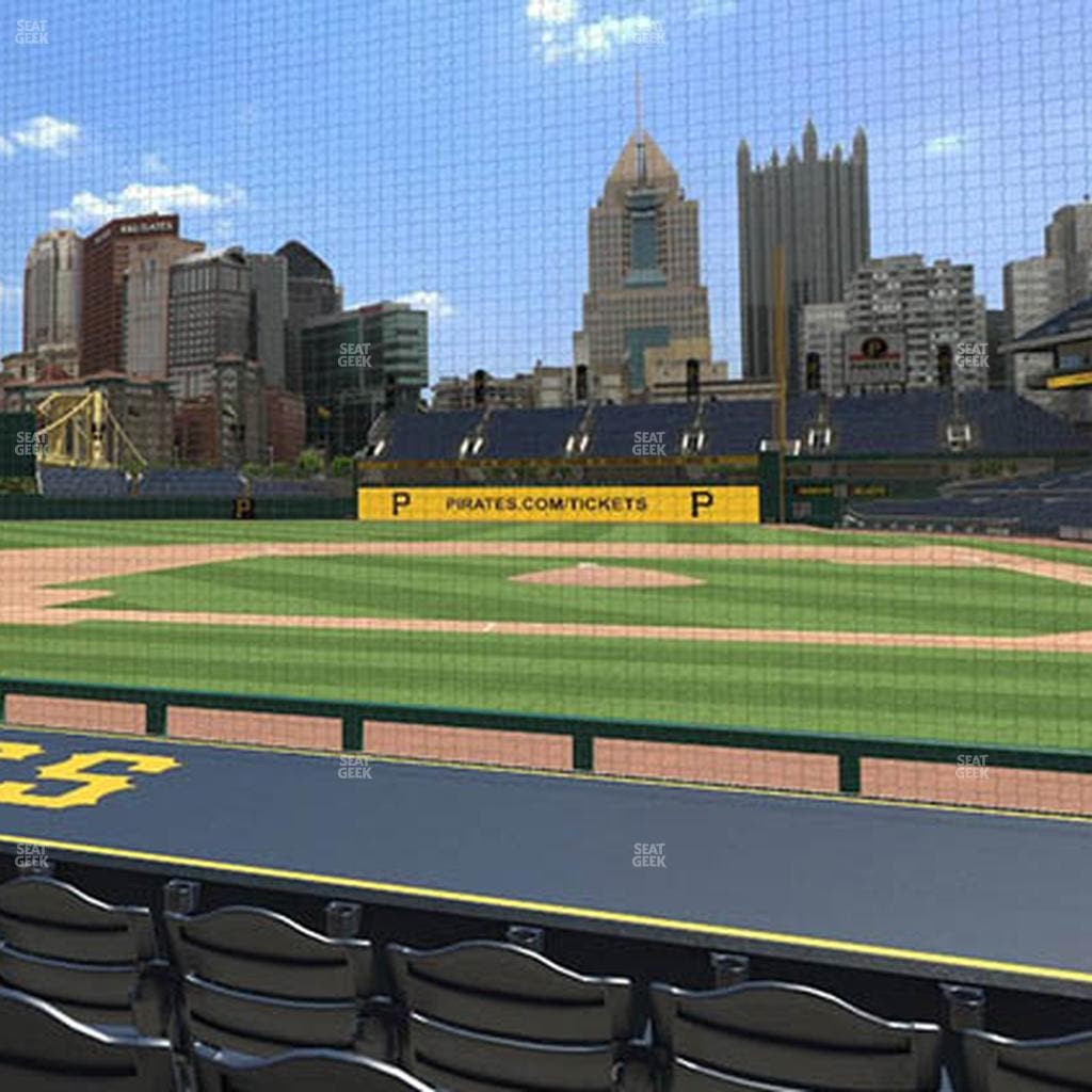 PNC Park - Section Dugout Box 21 Seat View