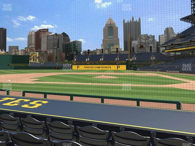 PNC Park - Section Dugout Box 21 Seat View