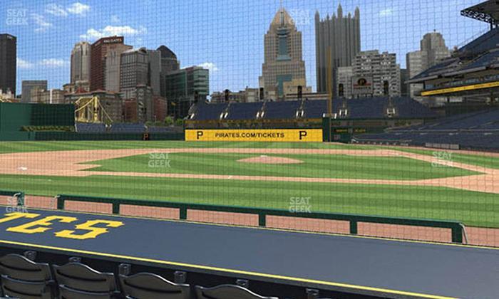 PNC Park - Section Dugout Box 21 Seat View
