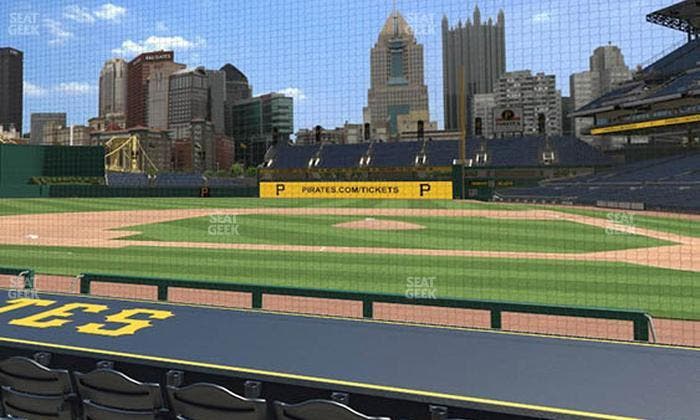 PNC Park - Section Dugout Box 21 Seat View