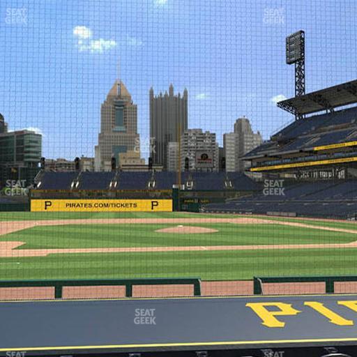 PNC Park - Section Dugout Box 22 Seat View