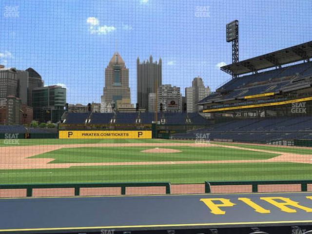 PNC Park - Section Dugout Box 22 Seat View