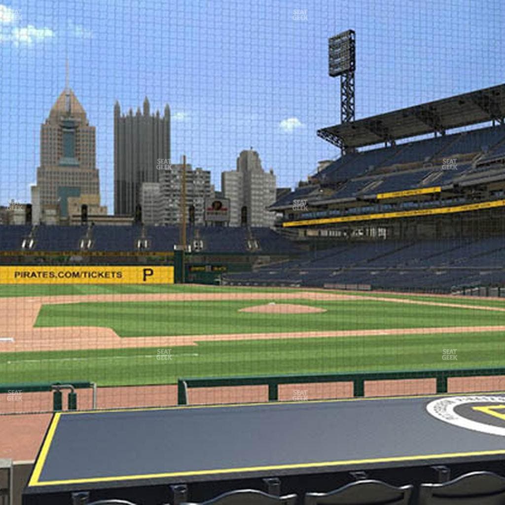 PNC Park - Section Dugout Box 23 Seat View