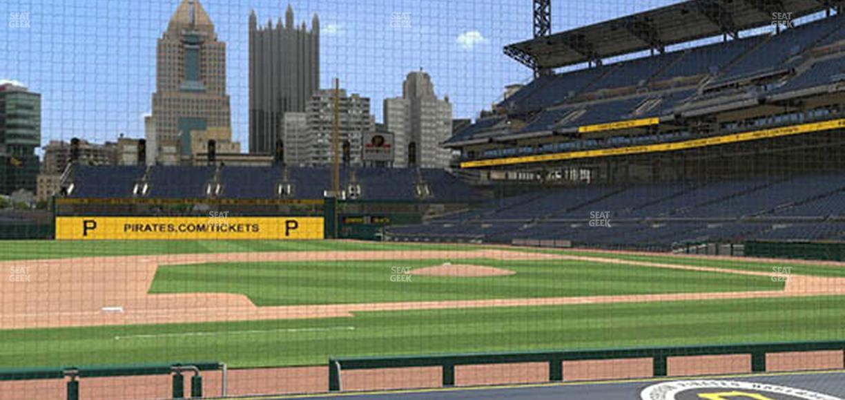 PNC Park - Section Dugout Box 23 Seat View
