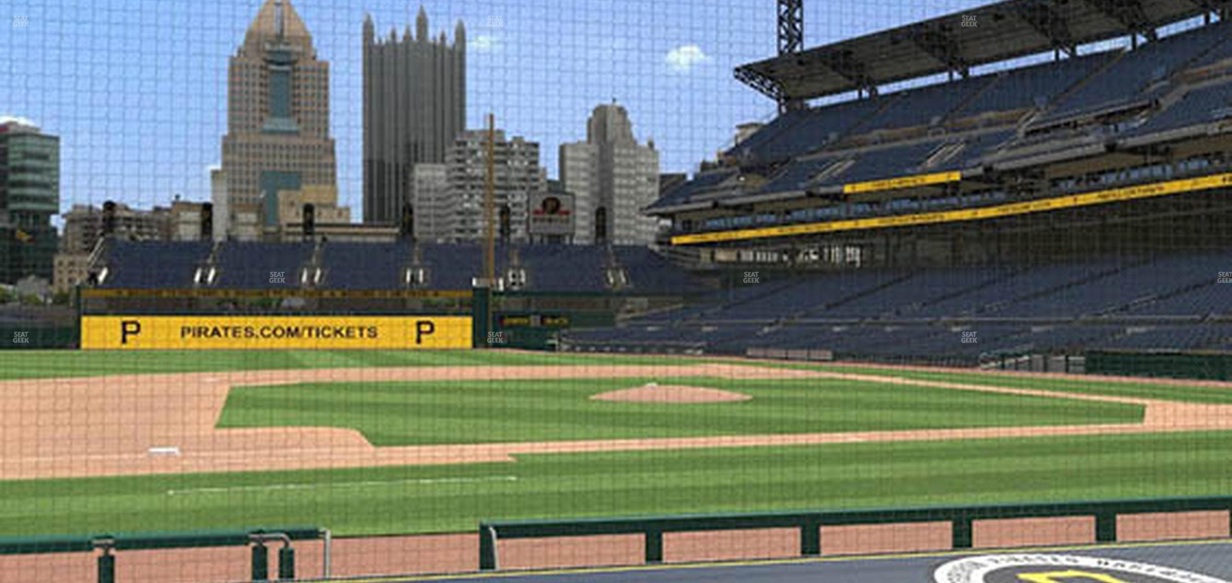 PNC Park - Section Dugout Box 23 Seat View