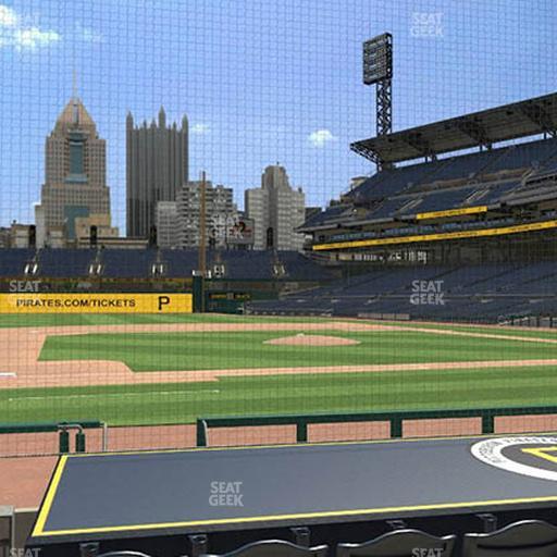 PNC Park - Section Dugout Box 23 Seat View
