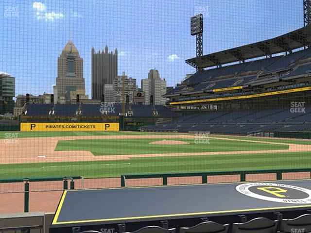 PNC Park - Section Dugout Box 23 Seat View