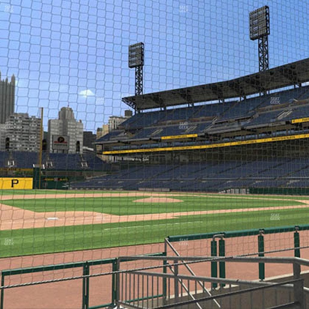 PNC Park - Section Dugout Box 24 Seat View