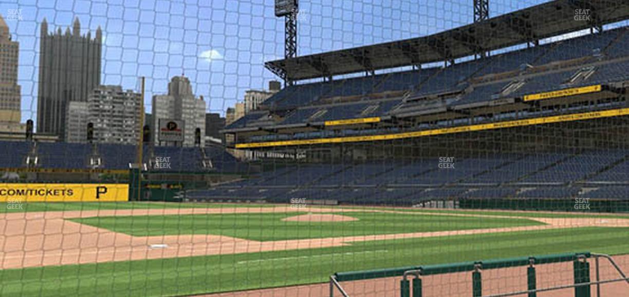 PNC Park - Section Dugout Box 24 Seat View