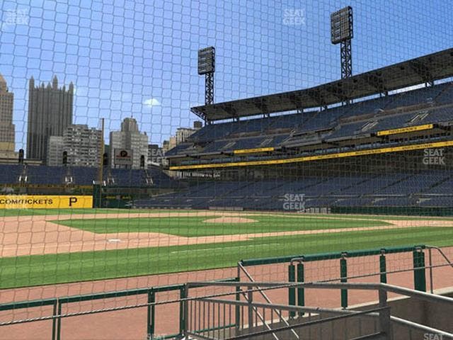 PNC Park - Section Dugout Box 24 Seat View