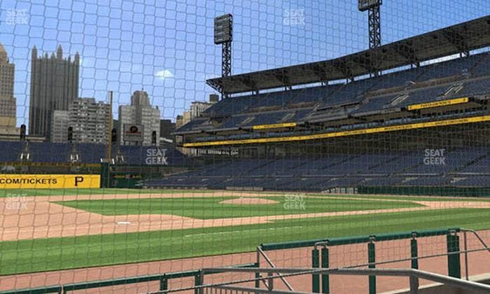 PNC Park - Section Dugout Box 24 Seat View