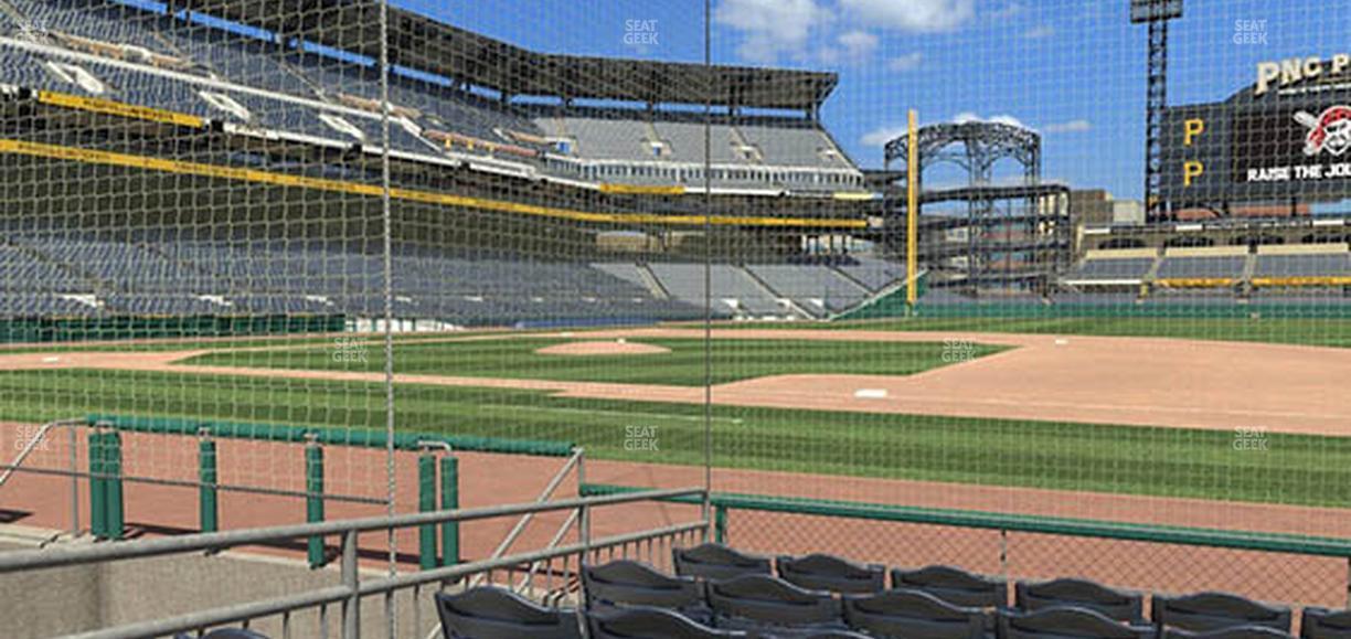 PNC Park - Section Dugout Box 9 Seat View
