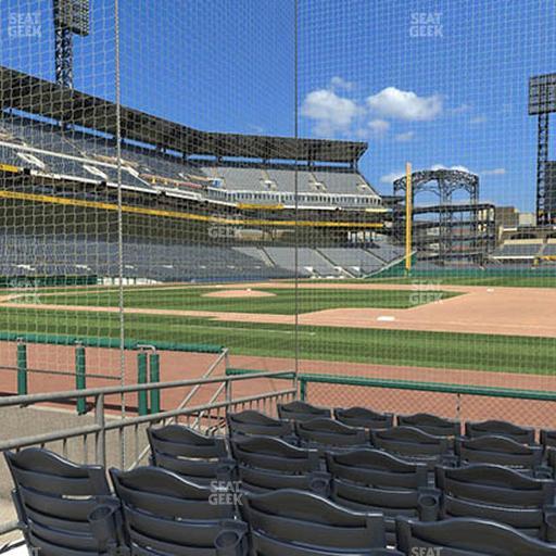 PNC Park - Section Dugout Box 9 Seat View