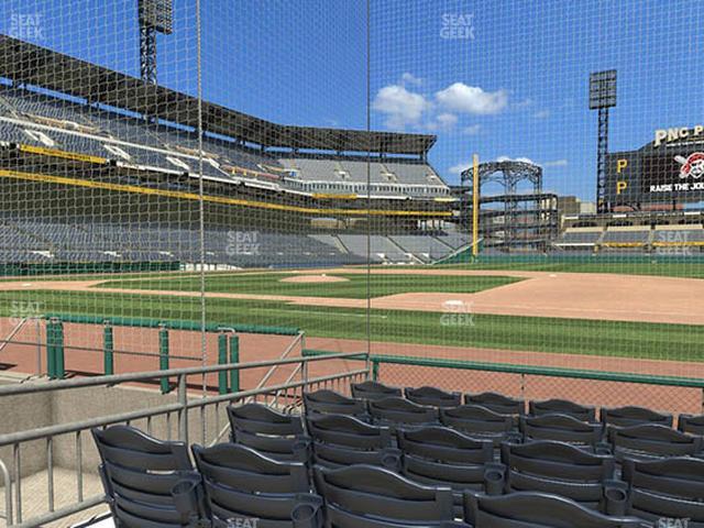 PNC Park - Section Dugout Box 9 Seat View