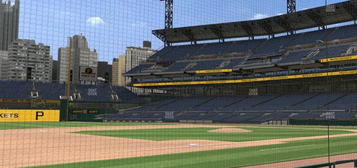 PNC Park - Section Field Box 25 Seat View