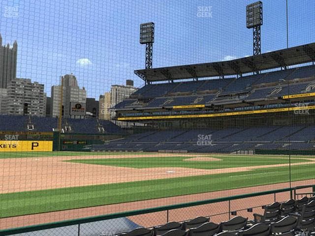 PNC Park - Section Field Box 25 Seat View
