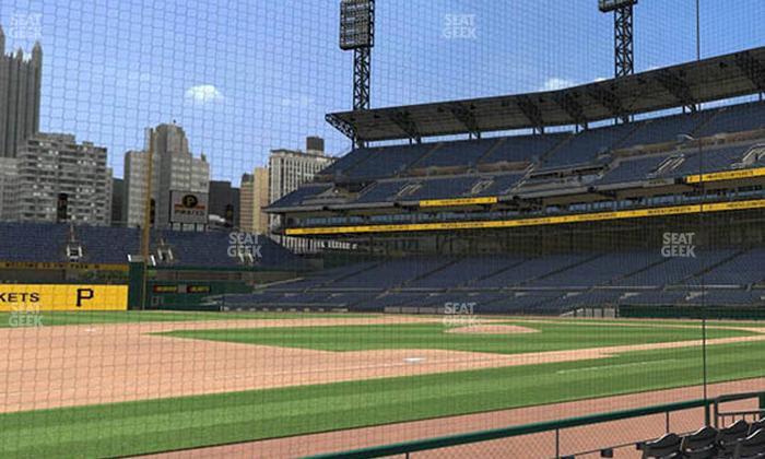 PNC Park - Section Field Box 25 Seat View