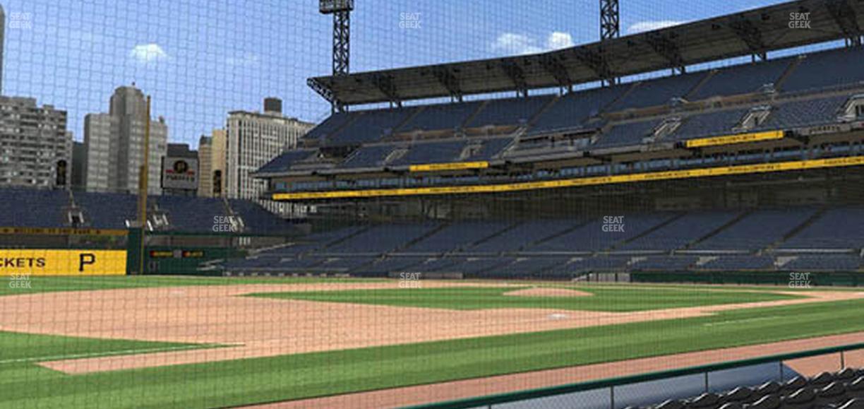 PNC Park - Section Field Box 26 Seat View