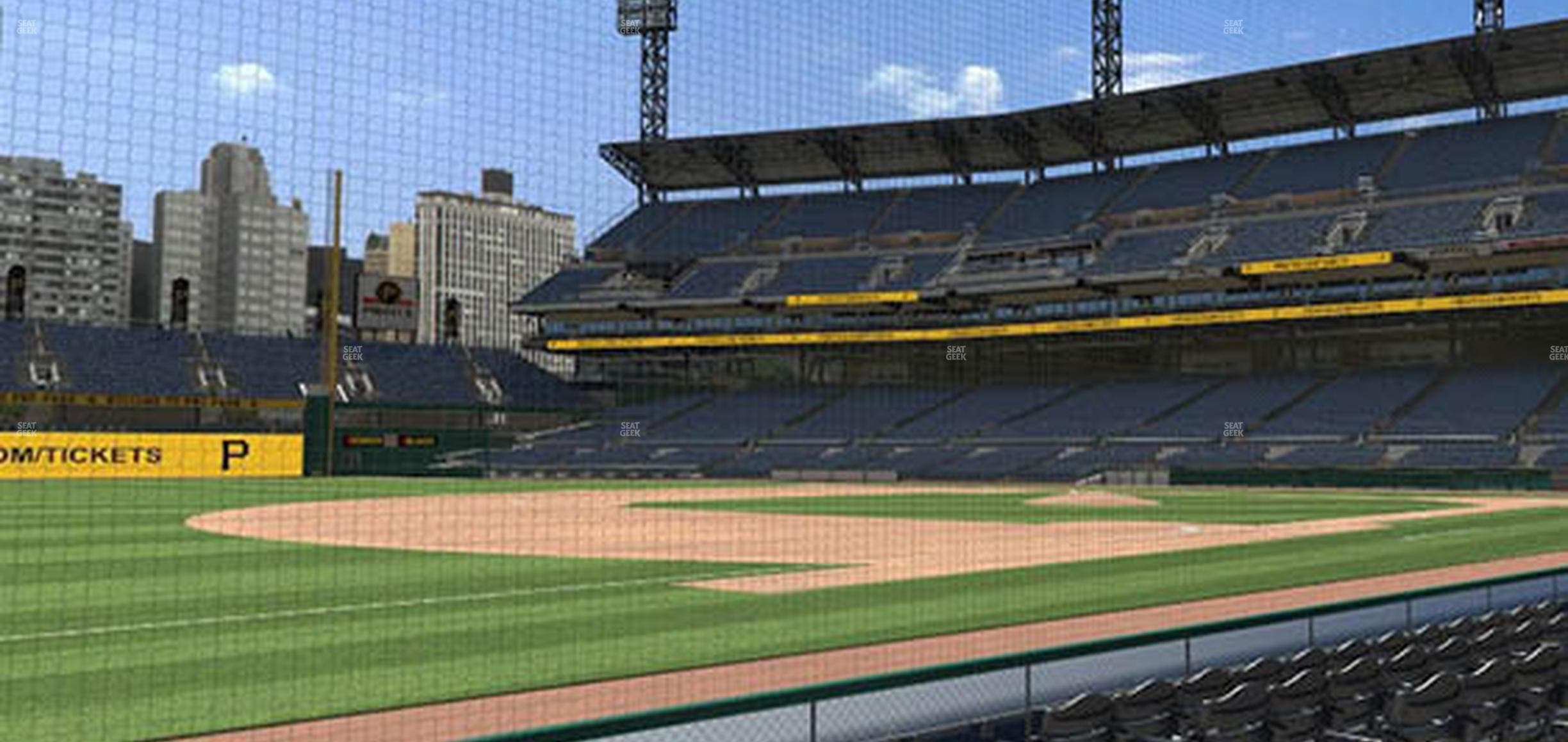 PNC Park - Section Field Box 27 Seat View