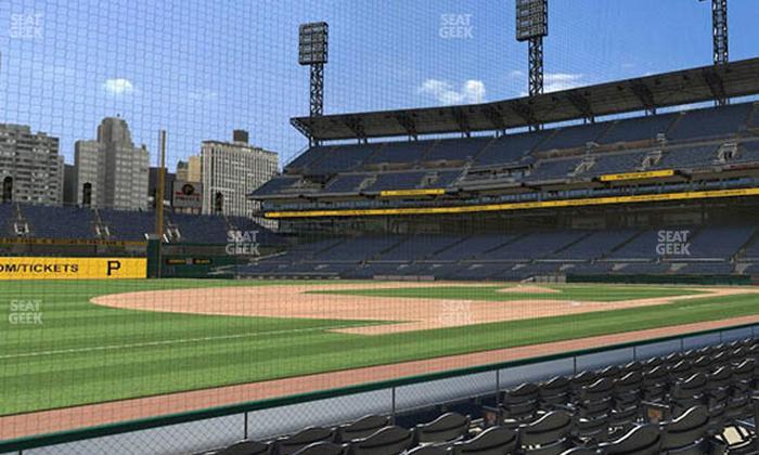 PNC Park - Section Field Box 27 Seat View