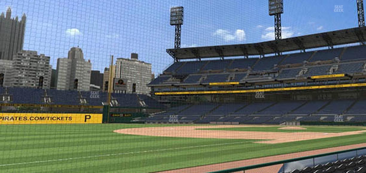 PNC Park - Section Field Box 28 Seat View