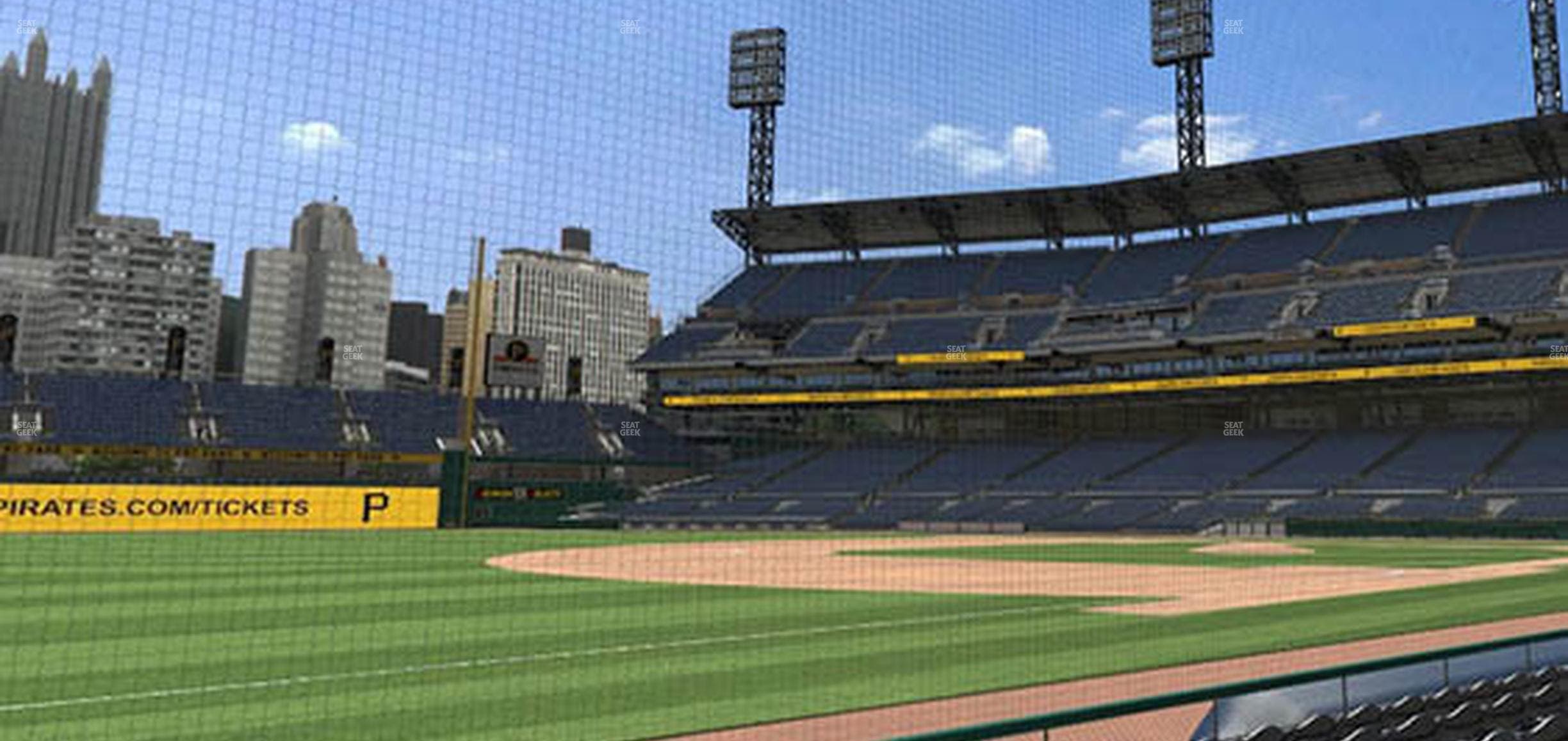 PNC Park - Section Field Box 28 Seat View