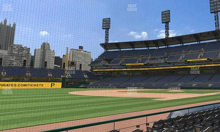 PNC Park - Section Field Box 28 Seat View