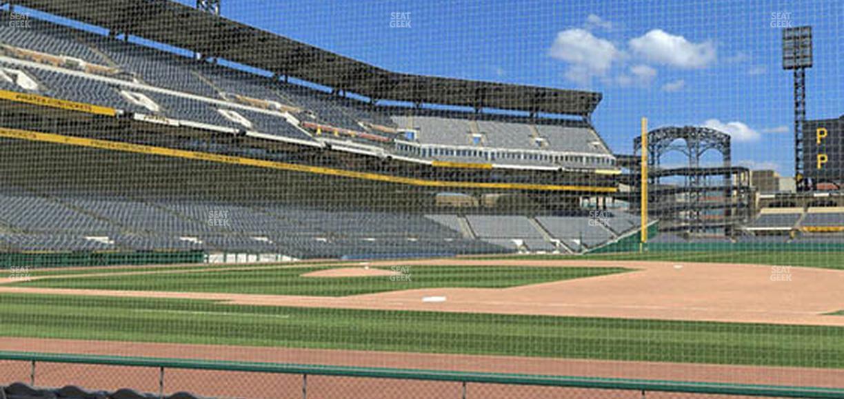 PNC Park - Section Field Box 8 Seat View