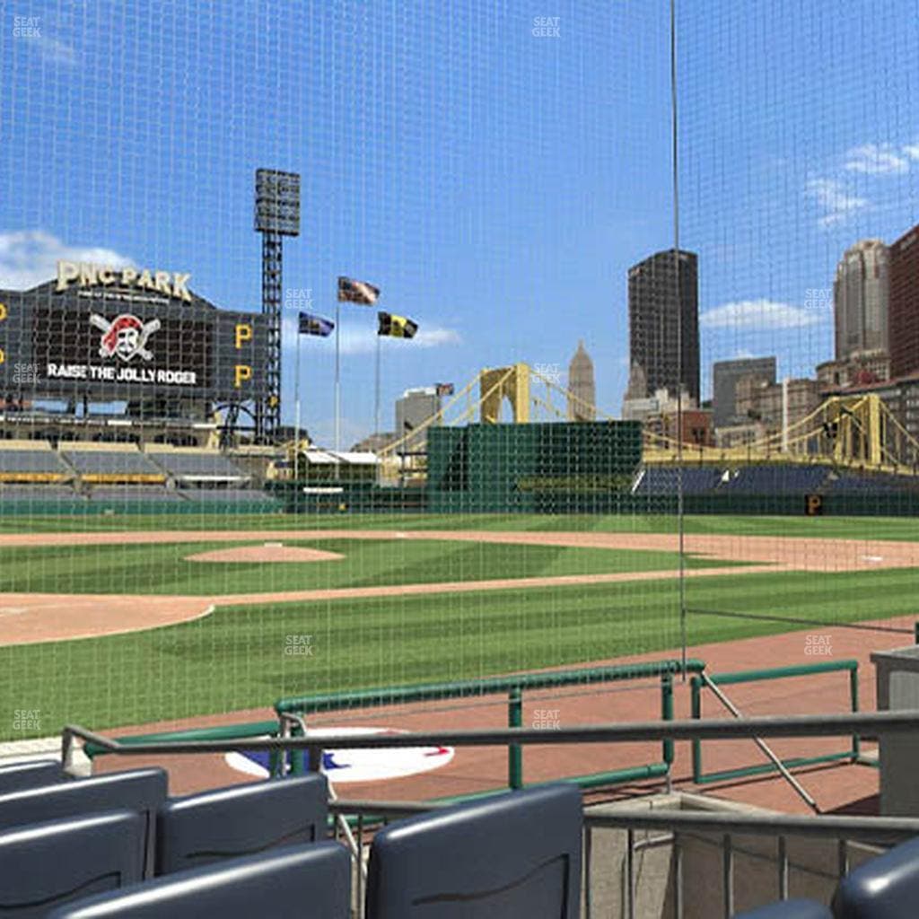 PNC Park - Section Home Plate Club 14 Wc Seat View