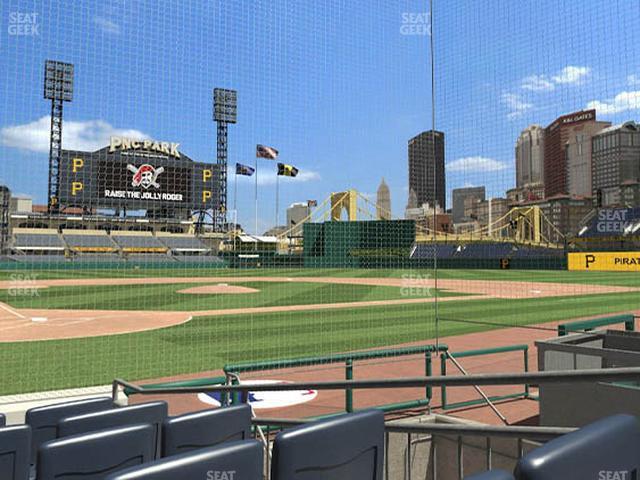 PNC Park - Section Home Plate Club 14 Wc Seat View