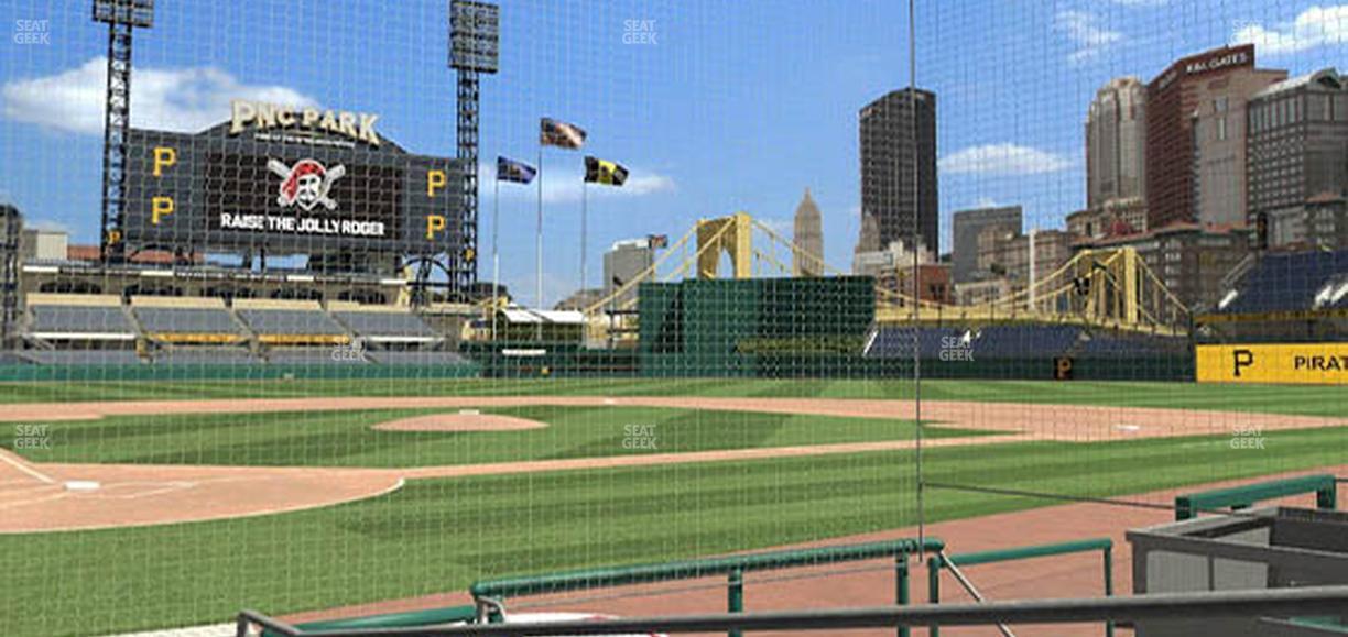 PNC Park - Section Home Plate Club 14 Seat View