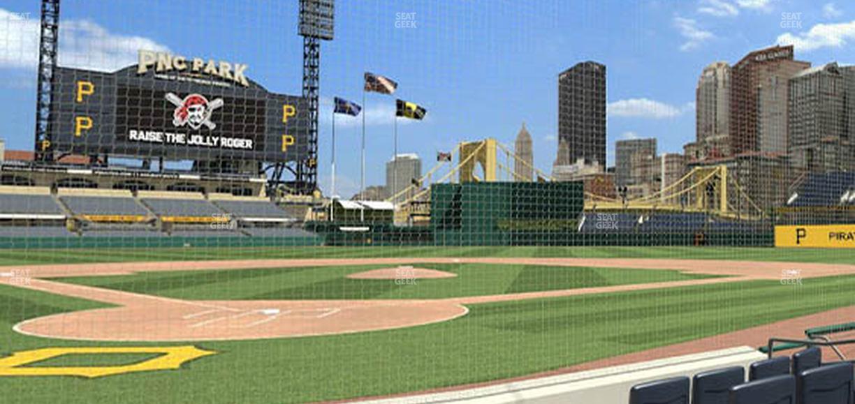 PNC Park - Section Home Plate Club 15 Seat View