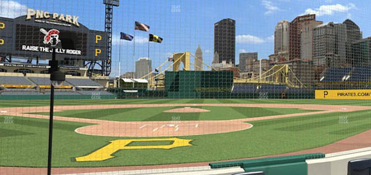 PNC Park - Section Home Plate Club 16 Seat View