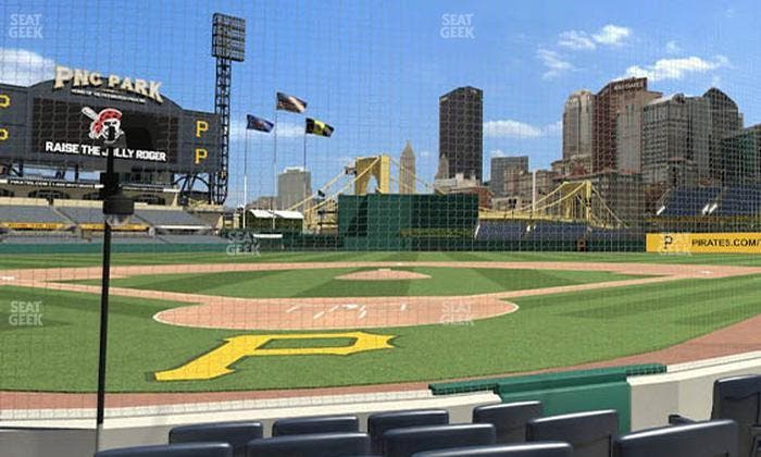 PNC Park - Section Home Plate Club 16 Seat View
