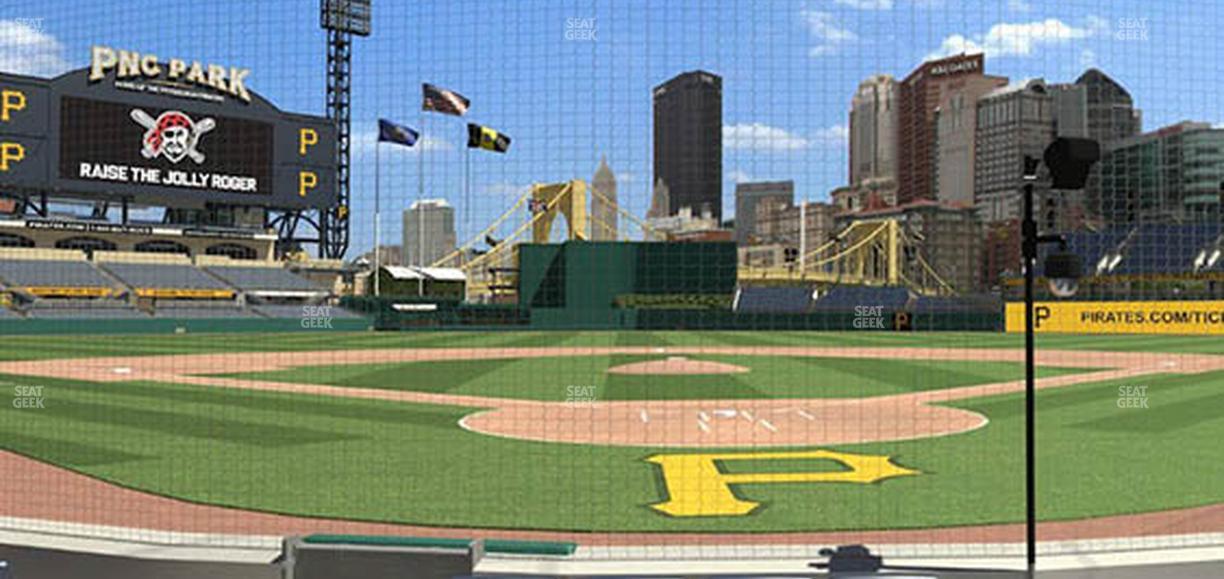 PNC Park - Section Home Plate Club 17 Seat View