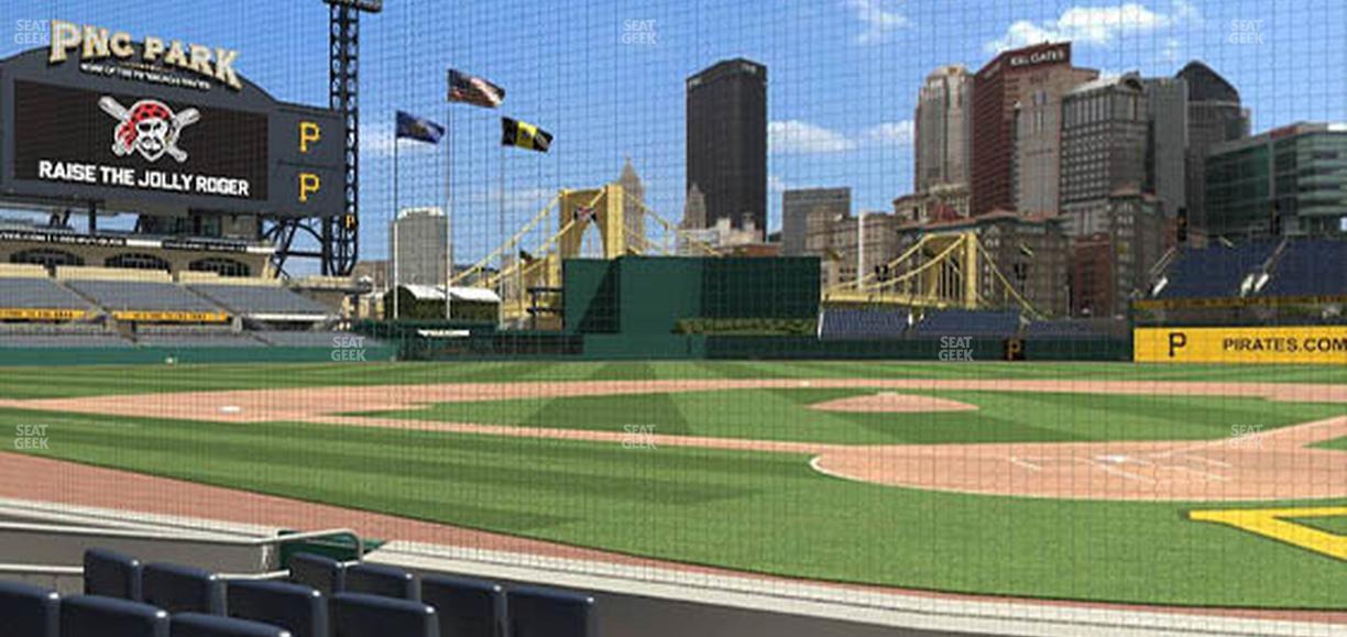 PNC Park - Section Home Plate Club 18 Seat View
