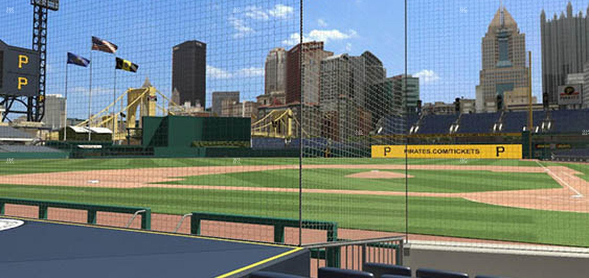 PNC Park - Section Home Plate Club 20 Seat View