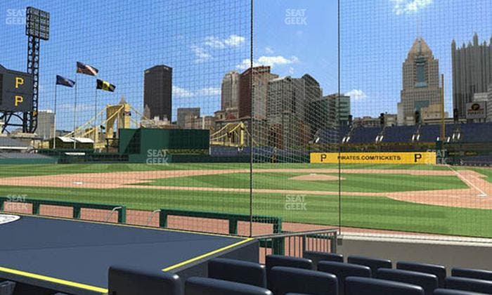 PNC Park - Section Home Plate Club 20 Seat View