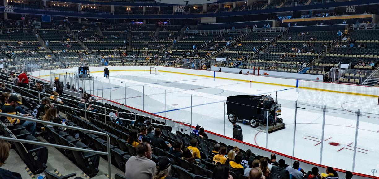 PPG Paints Arena - Section 110 Seat View