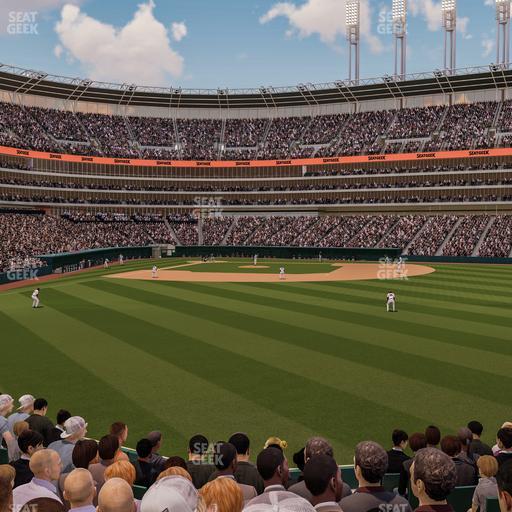 Progressive Field - Section 107 Seat View