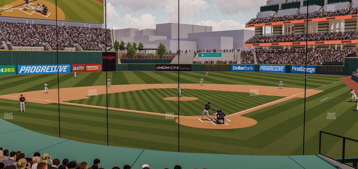 Progressive Field - Section 155 Seat View