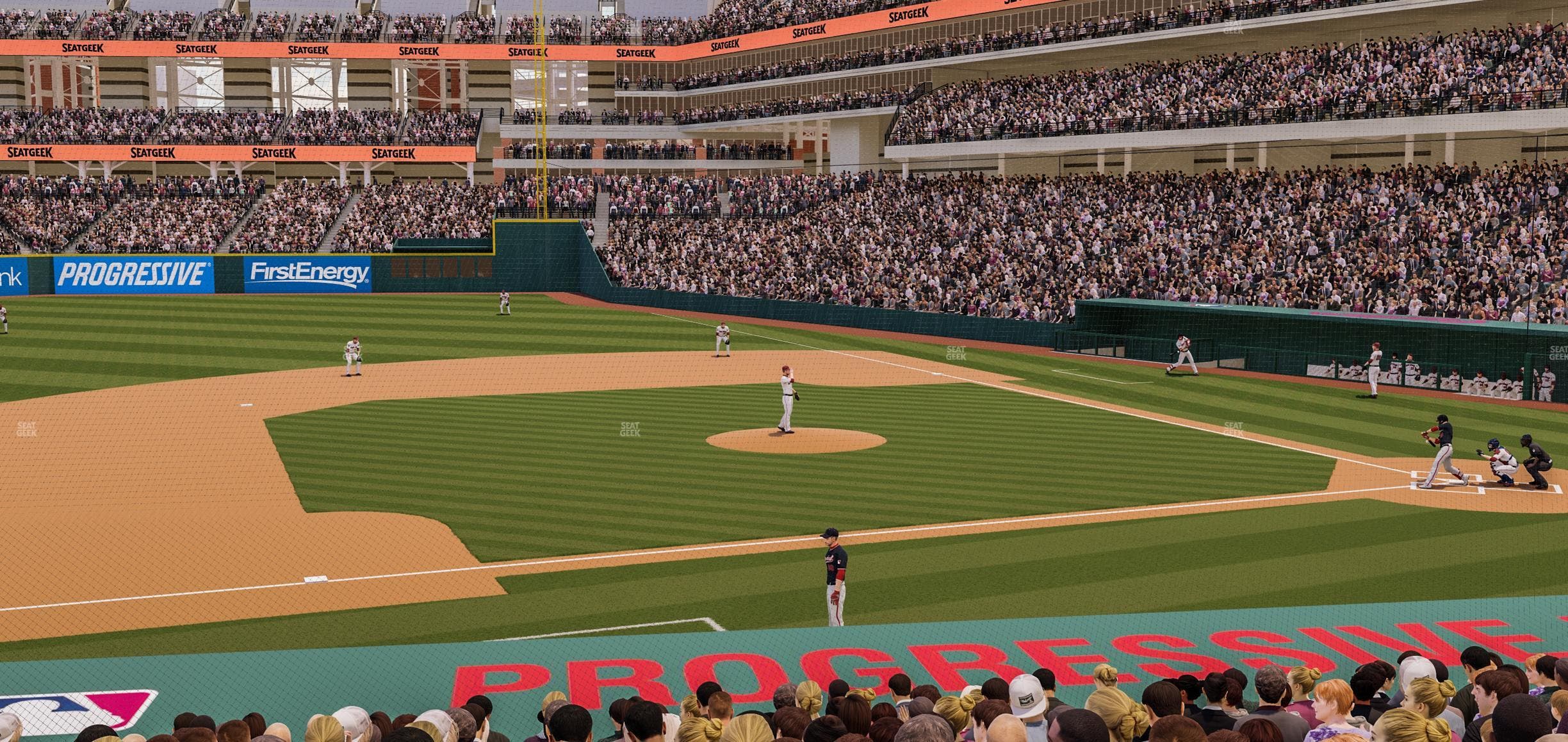 Progressive Field - Section 163 Seat View