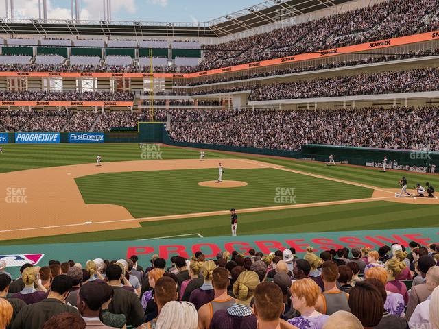 Progressive Field - Section 163 Seat View