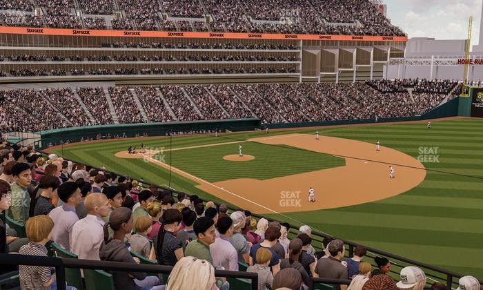Progressive Field - Section 328 Seat View