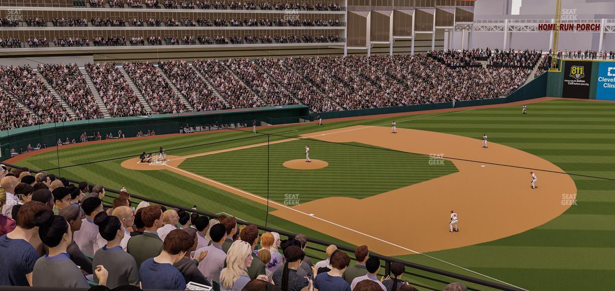 Progressive Field - Section 332 Seat View