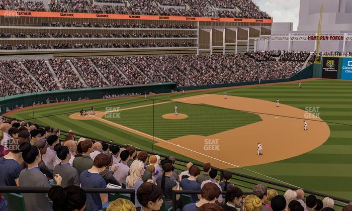 Progressive Field - Section 332 Seat View