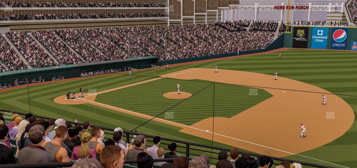 Progressive Field - Section 336 Seat View