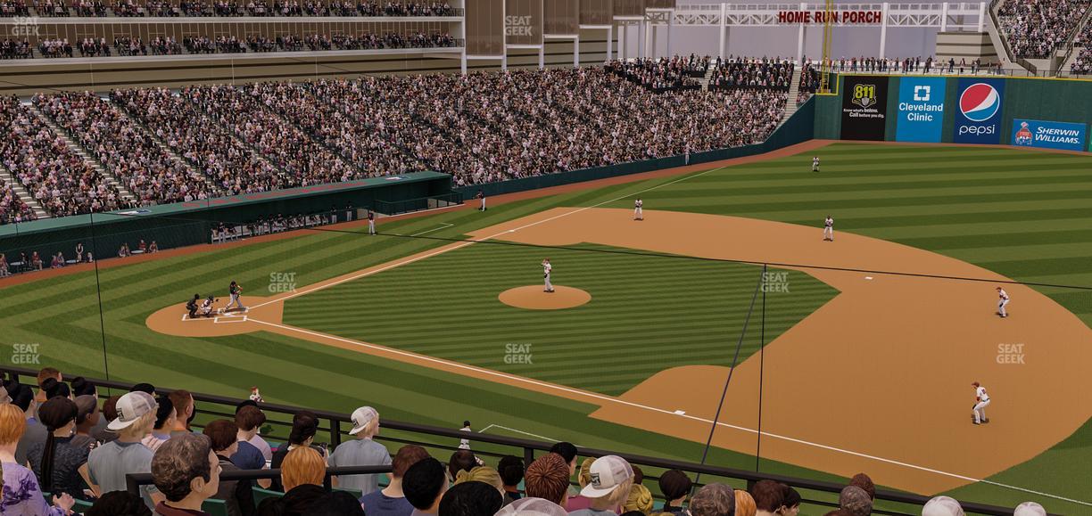 Progressive Field - Section 338 Seat View