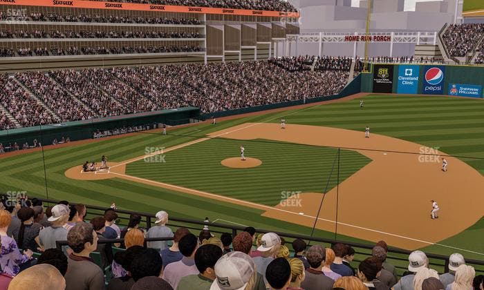 Progressive Field - Section 338 Seat View